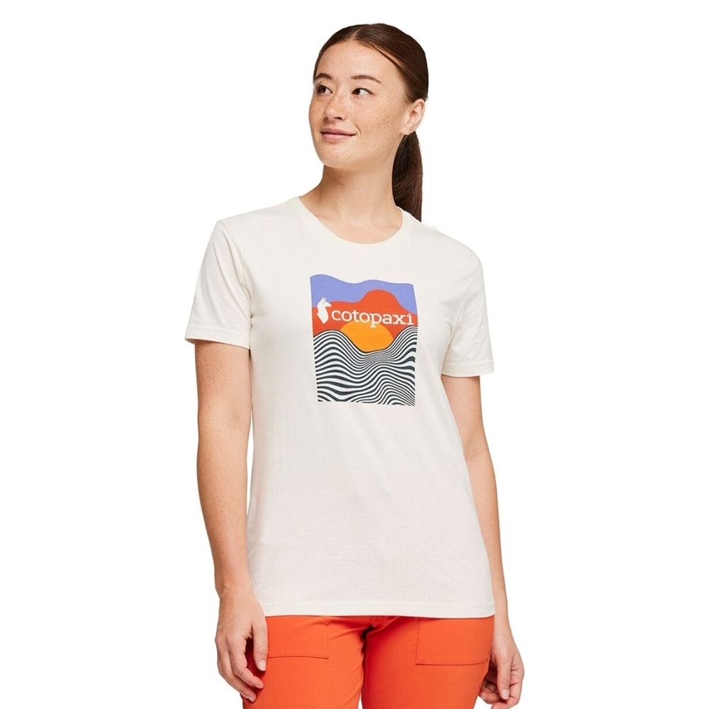 Cotopaxi Women's White Graphic Tee